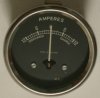 Ampmeter, 12-6-0-6-12A, 2 in hole, black face, Made inEngland Ampmeter, 12-6-0-6-12A, 2 in hole, black face, Made inEngland