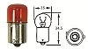 Bulb, Indicator, 12V 10w, Amber, BAU15S sm glass, staggered pins