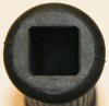 Footrest rubber, BSA, Triumph, sq hole (one) - Click Image to Close