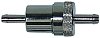 Fuel filter, in line, alloy tall,1/4 Fuel filter, in line, alloy tall,1/4
