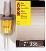 Fuel filter, in line, Bosch 1/4 and 5/16 Fuel filter, in line, Bosch 1/4 and 5/16