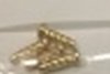 Badge pins (rivets), for Norton LRH badge, brass set 4