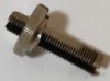 Cable adjuster, screw in, + nut, bar lever, Norton ss