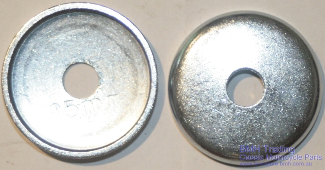 Rear chain/wheel adjuster cup, Norton plunger frame (ea)