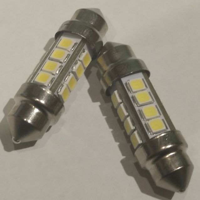 Bulb, Festoon, 6v LED, 42mmx10mm non polarity ea - Click Image to Close
