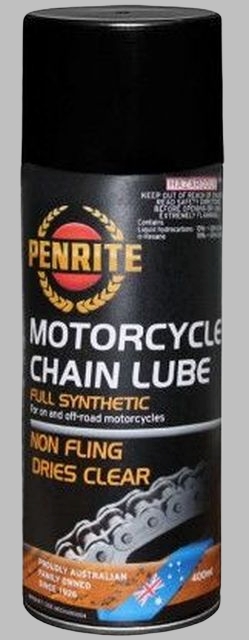 Chain lube, Penrite 400ml (Can post inAust) - Click Image to Close