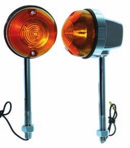 Indicator light, Triumph style, long stem (each) - Click Image to Close