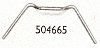 Headlight rim, wire securing clip, Lucas 504665