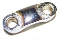 Handlebar mounting clip, BSA chromed ea - Click Image to Close