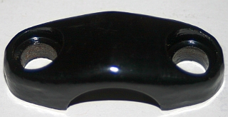 Handlebar mounting clip, Norton, black - Click Image to Close
