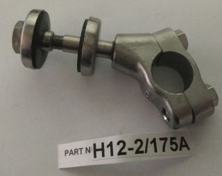 Handlebar P clamp mounting bracket, Norton stainless ea