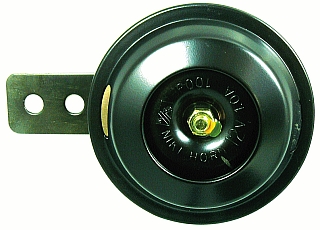 Horn 12V, 72mm dia, black