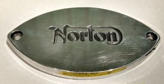 Gearbox clutch inspection cover, upright, Norton singles 1947-48