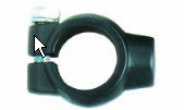 Mirror mount, black, CT110, one piece, 10mm thread, ea Mirror mount, black, CT110, one piece, 10mm thread, ea